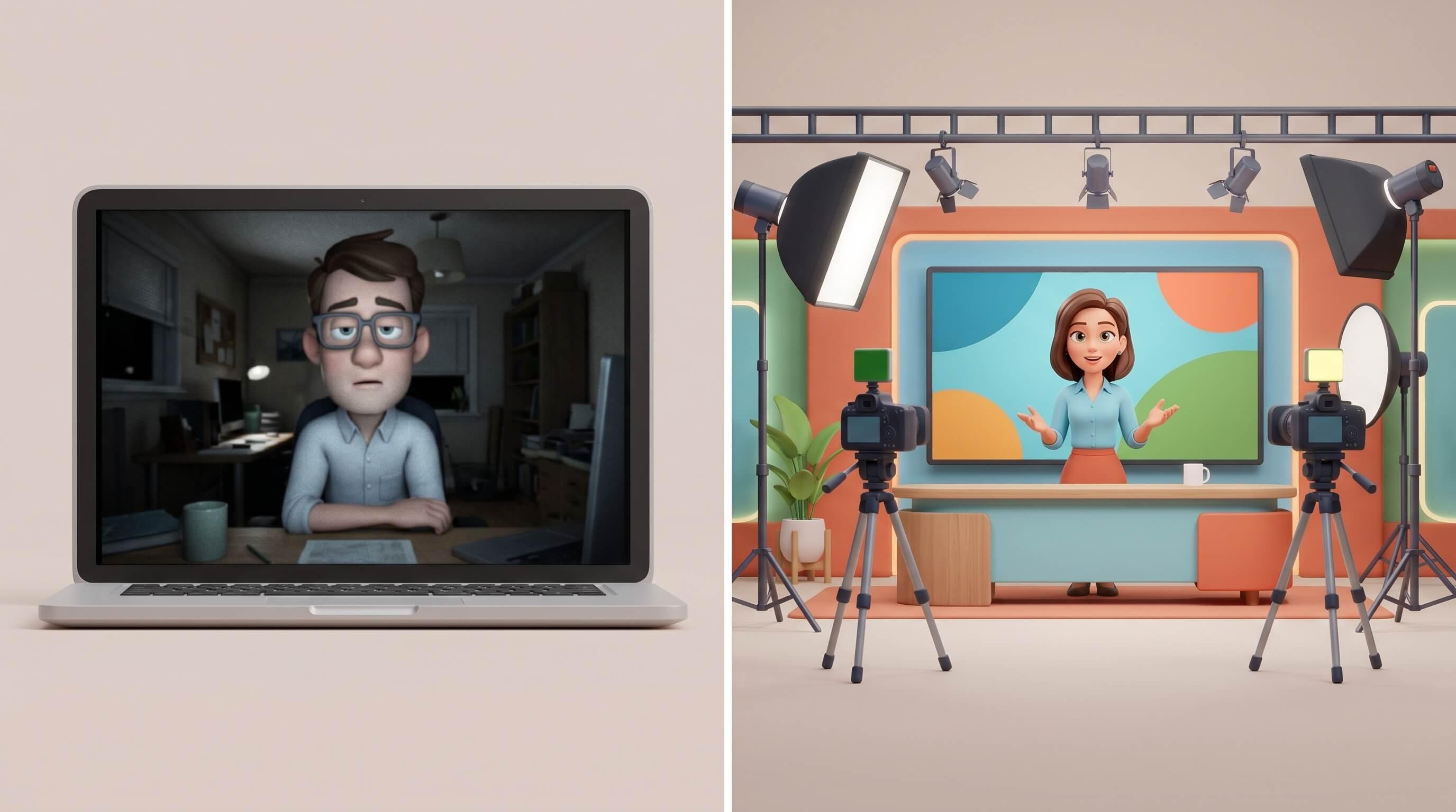 A Webinar on a Laptop Webcam Tells People Exactly How Much You Care - PopOut Jakarta